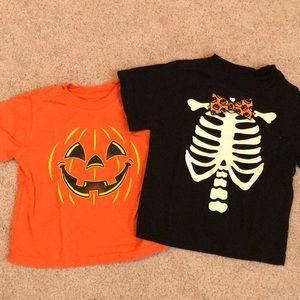 Two Halloween toddler tees 🎃